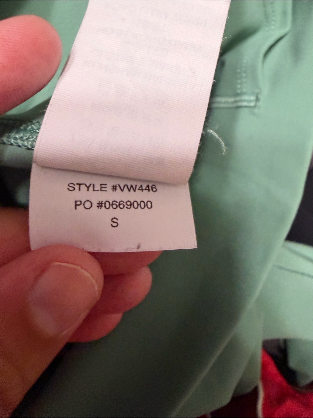 Vuori Stride Performance Leggings with pockets green small - Picture 7 of 7